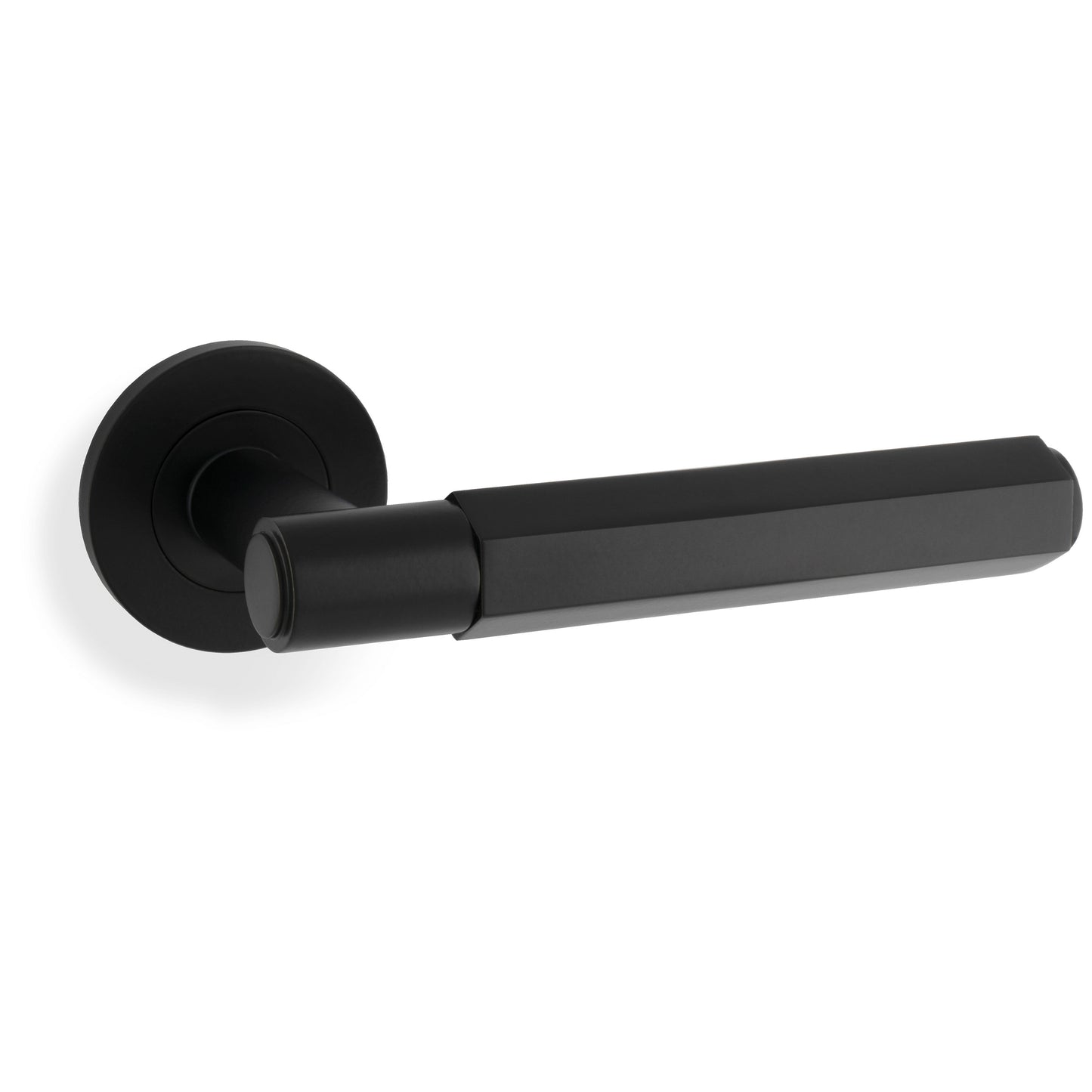 Hex Spitfire Lever on Round Rose