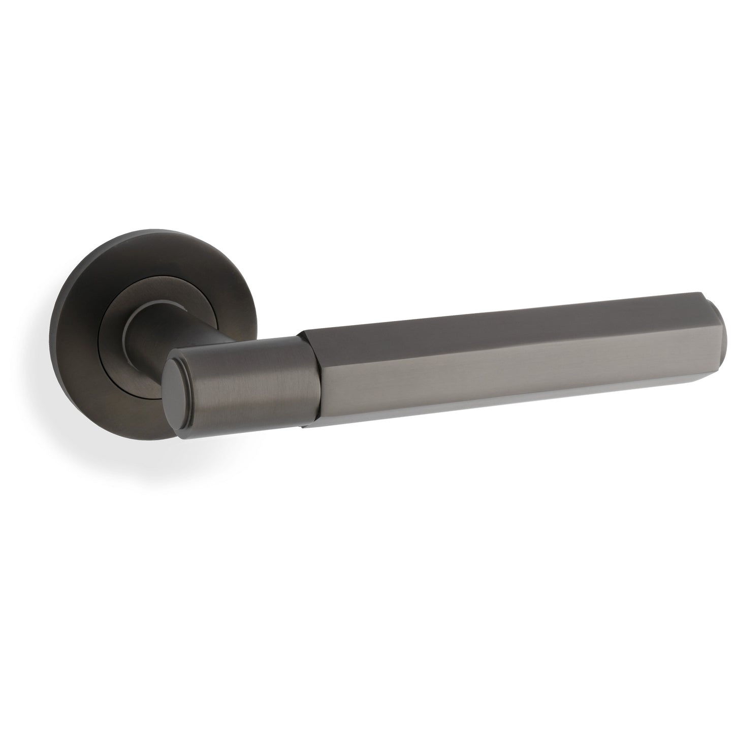 Hex Spitfire Lever on Round Rose