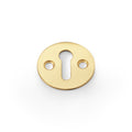 Standard Profile Victorian Escutcheon Satin Brass Love Handles uk