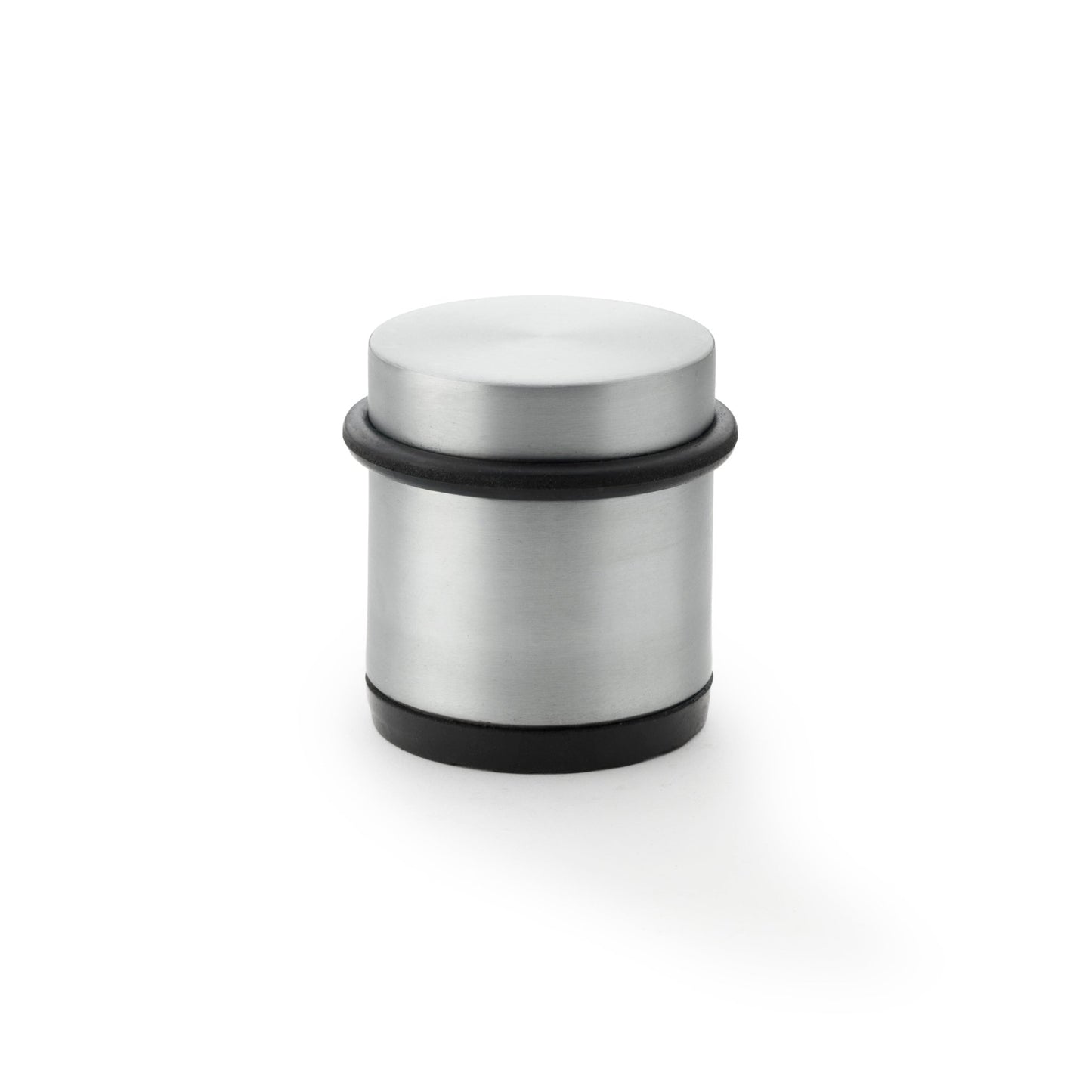 Freestanding Portable Door Stop Satin Chrome 100mm Diameter Love Handles uk
