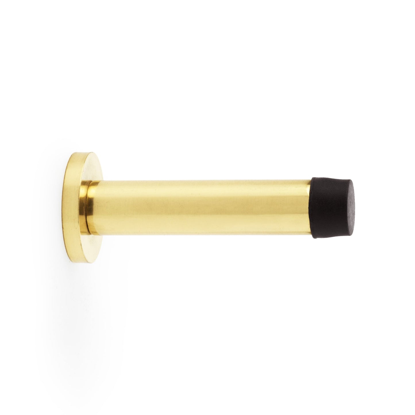 Cylinder Projection Door Stop on Rose Antique Brass Love Handles uk