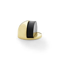 Shield Floor Mounted Door Stop Polished Lacquered Brass Love Handles uk