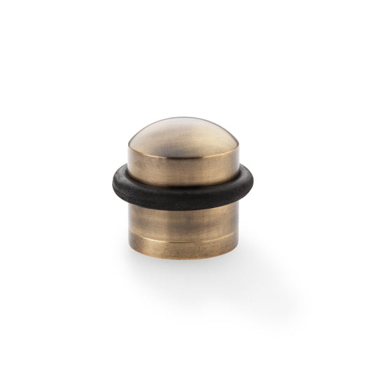 Alexander & Wilks dome top floor door stop – antique bronze