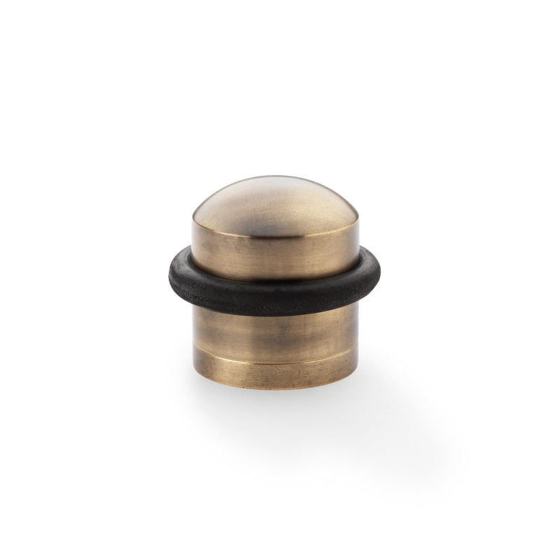 Dome top floor door stop – antique bronze