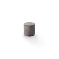 Alexander & Wilks Brunel Knurled Cupboard Knob in a textured gray finish, featuring a cylindrical shape with a knurled surface for grip.