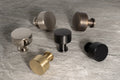 Lucia Plain Cabinet Knob 32mm Dia Satin Nickel Love Handles uk