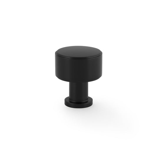 Lucia Plain Cabinet Knob 29mm Dia Black Love Handles uk