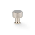 Lucia Plain Cabinet Knob 29mm Dia Polished Nickel Love Handles uk