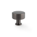 Lucia Plain Cabinet Knob 32mm Dia Dark Bronze PVD Love Handles uk