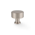 Lucia Plain Cabinet Knob 32mm Dia Satin Nickel Love Handles uk
