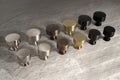 Lucia Plain Cabinet Knob 32mm Dia Satin Nickel Love Handles uk