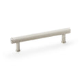 Crispin Reeded T-Bar Cupboard Pull Handle Satin Nickel 128mm