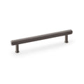 Crispin Reeded T-Bar Cupboard Pull Handle Dark Bronze PVD 160mm