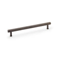 Crispin Reeded T-Bar Cupboard Pull Handle Dark Bronze PVD 224mm