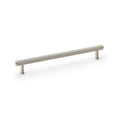 Crispin Reeded T-Bar Cupboard Pull Handle Satin Nickel 224mm
