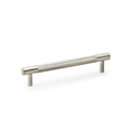 Brunel Knurled T-Bar Cupboard Pull Handle Satin Nickel 96mm