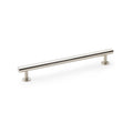 Round T-Bar Cupboard Pull Handle Satin Nickel 192mm