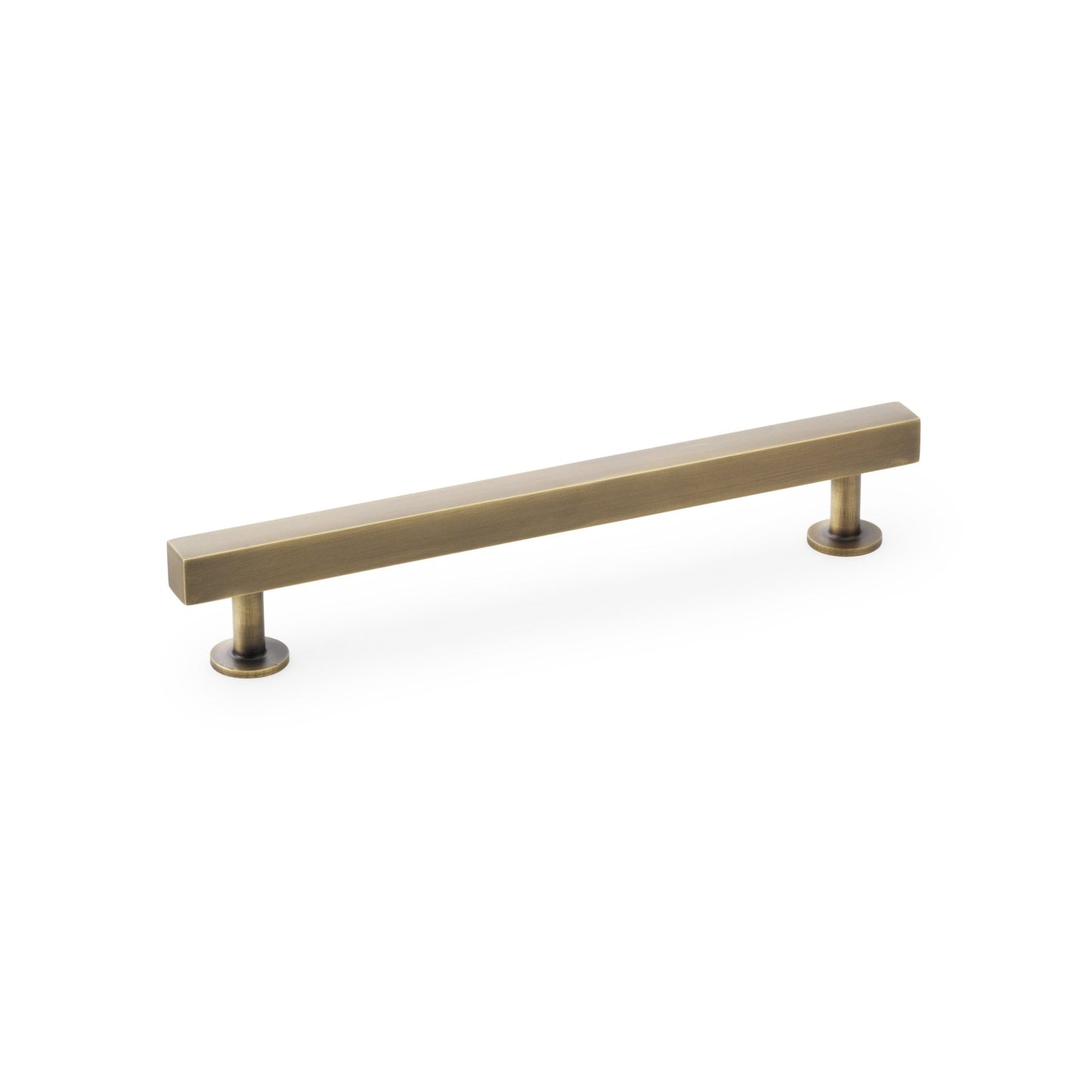 Square T-Bar Cupboard Pull Handle Satin Nickel 192mm Love Handles uk