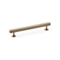 Square T-Bar Cupboard Pull Handle Satin Nickel 192mm Love Handles uk