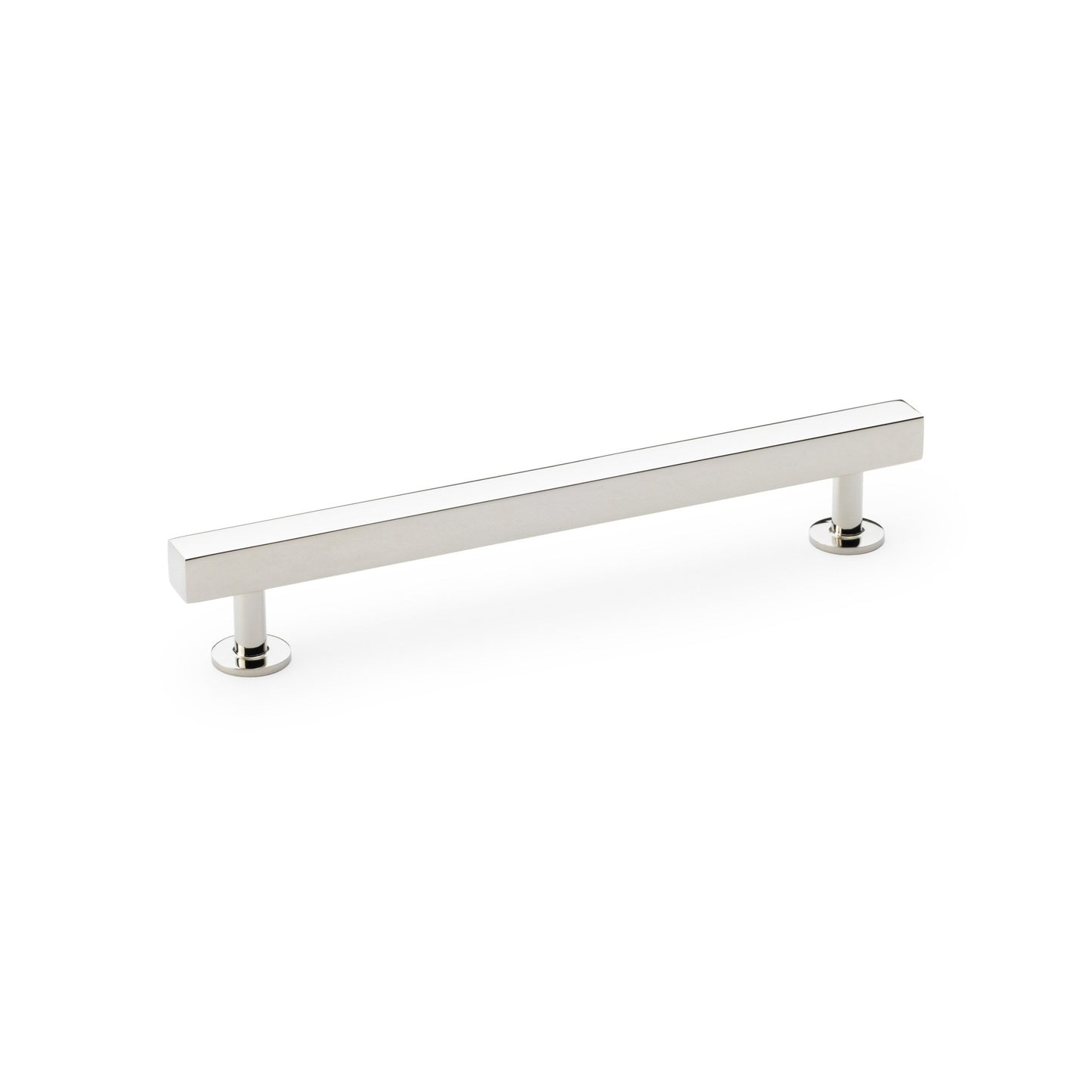 Square T-Bar Cupboard Pull Handle Satin Nickel 192mm Love Handles uk