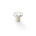 Hanover Hammered Cupboard Knob Polished Nickel 30mm