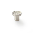 Hanover Hammered Cupboard Knob Satin Nickel 30mm