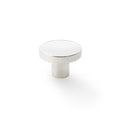 Hanover Plain Cupboard Knob Polished Nickel 38mm