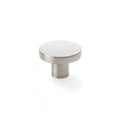Hanover Plain Cupboard Knob Satin Nickel 38mm