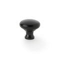 Wade Round Cupboard Knob Black 32mm