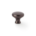 Wade Round Cupboard Knob Dark Bronze 32mm