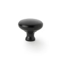Wade Round Cupboard Knob Black 38mm