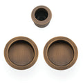 Sliding Door Pull Kit Antique Brass Love Handles uk
