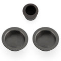 Sliding Door Pull Kit Dark Bronze PVD Love Handles uk