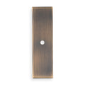 Rectangular Cabinet Knob Backplate