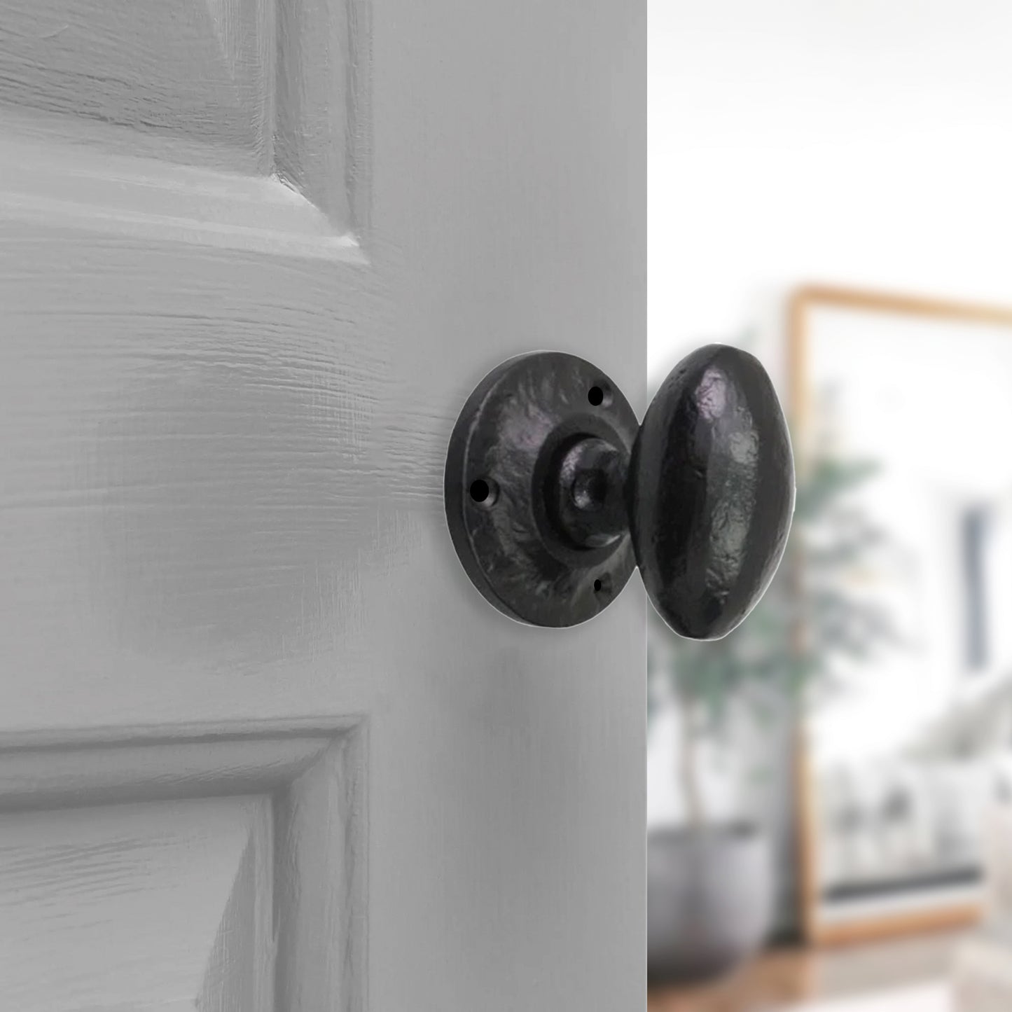 Oval Rim/Mortice Door Knob