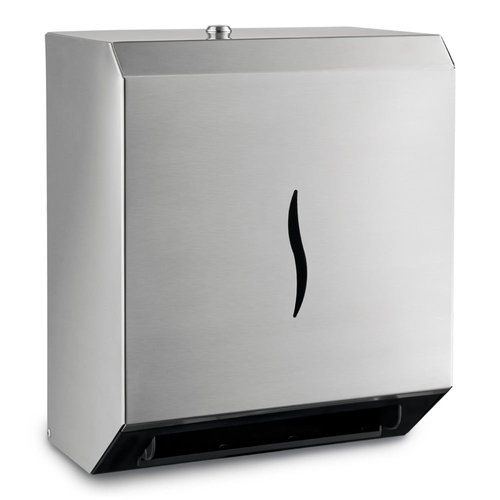 Ecoline Matte Black Touch Free Hand Towel Dispenser