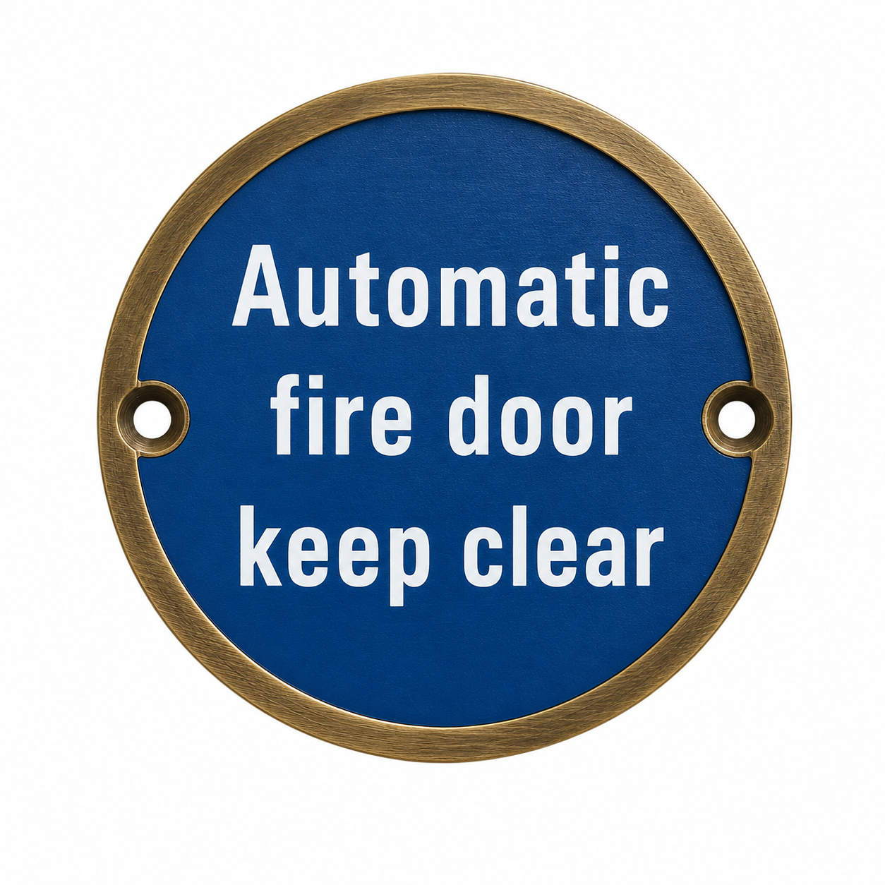 Automatic Fire Door Keep Clear Sign