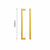 224mm / Polished Brass