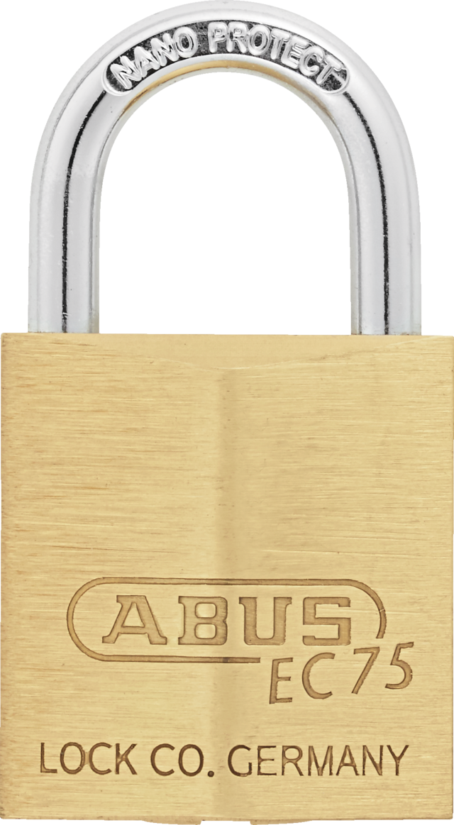 Brass 75 & 75IB Series – Traditional Brass Padlock with Reversible Key