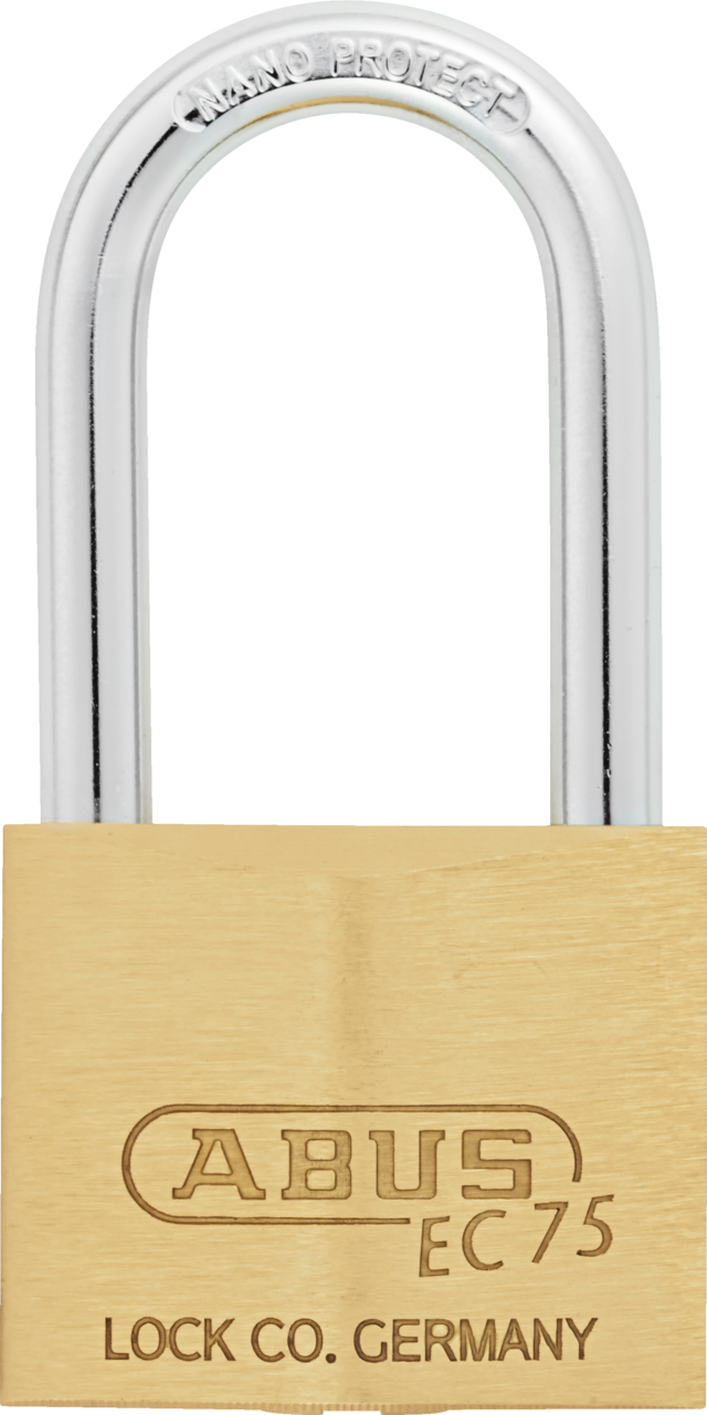 Brass 75 & 75IB Series – Traditional Brass Padlock with Reversible Key