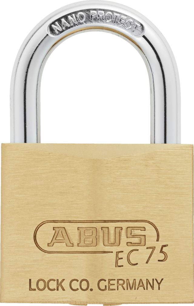 Brass 75 & 75IB Series – Traditional Brass Padlock with Reversible Key