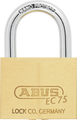 Brass 75 & 75IB Series – Traditional Brass Padlock with Reversible Key