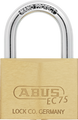 Brass 75 & 75IB Series – Traditional Brass Padlock with Reversible Key