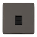 Concealed 3mm Telephone Slave - Black Nickel
