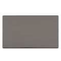 Concealed 3mm Double Blank Plate - Black Nickel