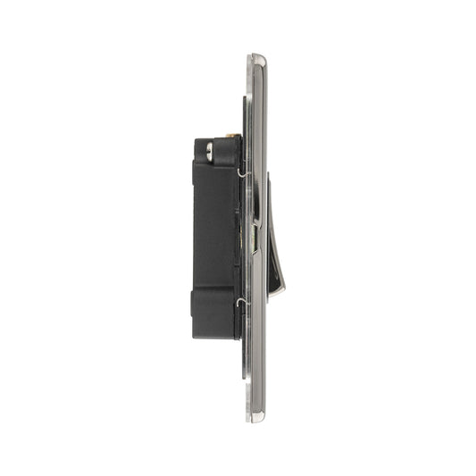 Concealed 3mm 6Amp Fan Isolator Switch - Black Nickel