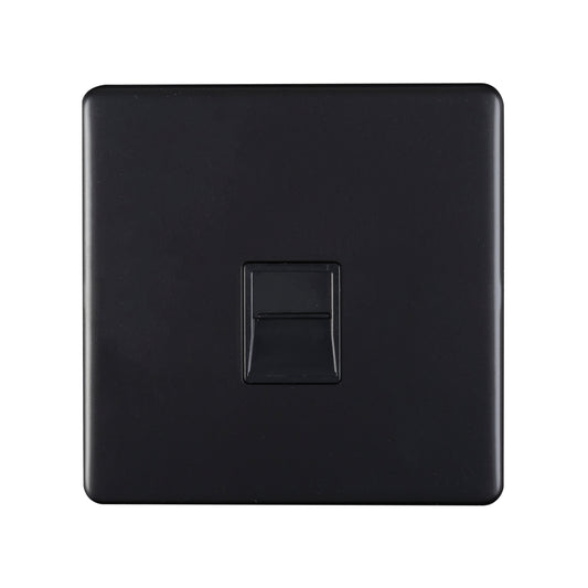 Concealed 3mm Telephone Master - Matt Black