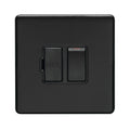 Stainless steel Switched Fuse Spur - Matt Black