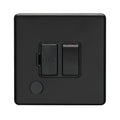 Stainless steel Switched Fuse Spur - Matt Black