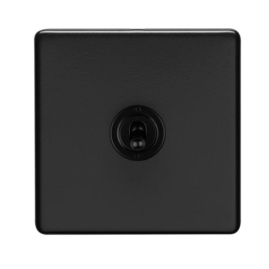 1–4 Gang 10Amp 2 Way Toggle Switch – Matt Black